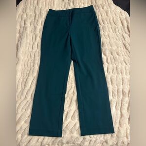Ann Taylor Teal Straight Leg Pants